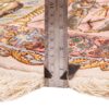 Tapis persan avec soie noué à la main à Tabriz Lachak Toranj crème