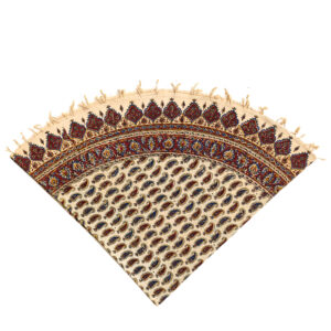 Nappe persane : L’art traditionnel de l’impression sur bloc Kalamkari d’Isfahan Taji II