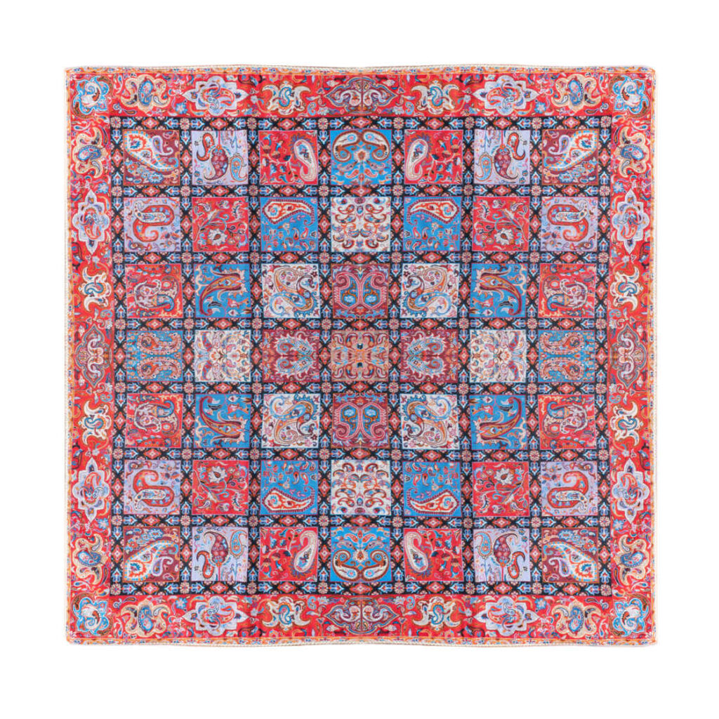 Nappe Termeh persane luxueuse Empereur