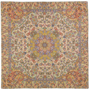 Nappe Persane Termeh Luxueuse avec Motif Floral Arghava