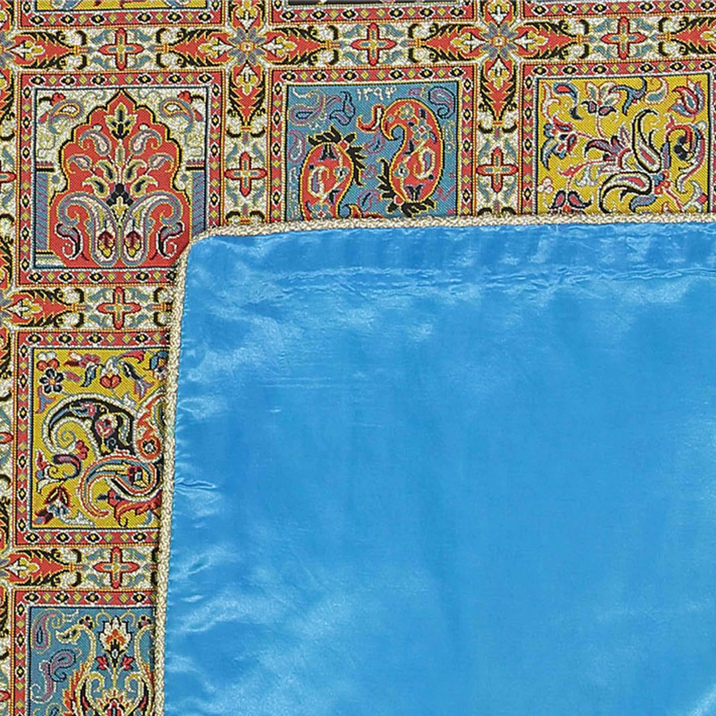 Nappe Persane Termeh Luxueuse avec Motif Floral Bakhtiari