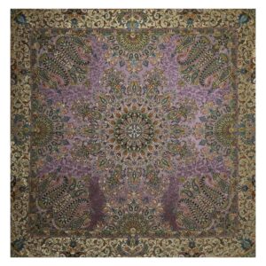 Nappe Persane Termeh Luxueuse avec Motif Floral Ordibehesht