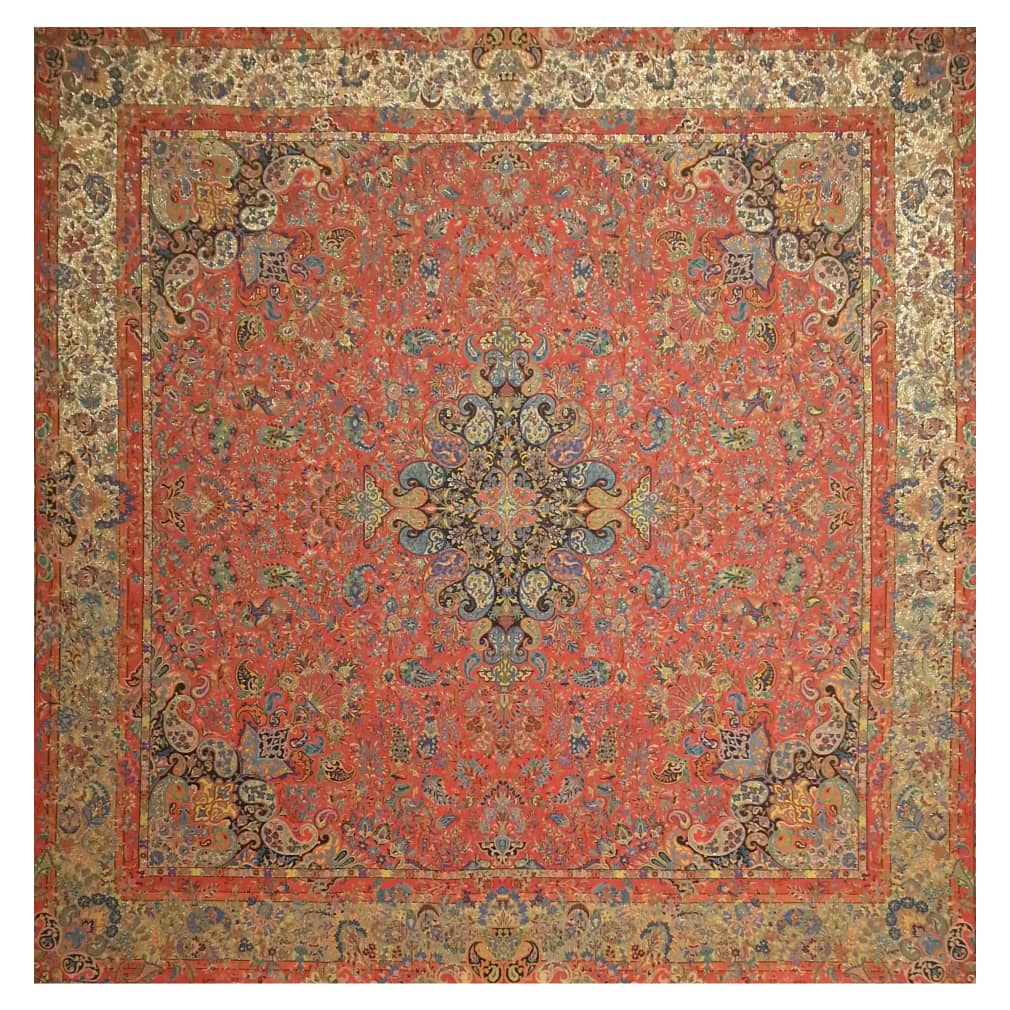 Nappe Persane Termeh Luxueuse avec Motif Floral Sepehr