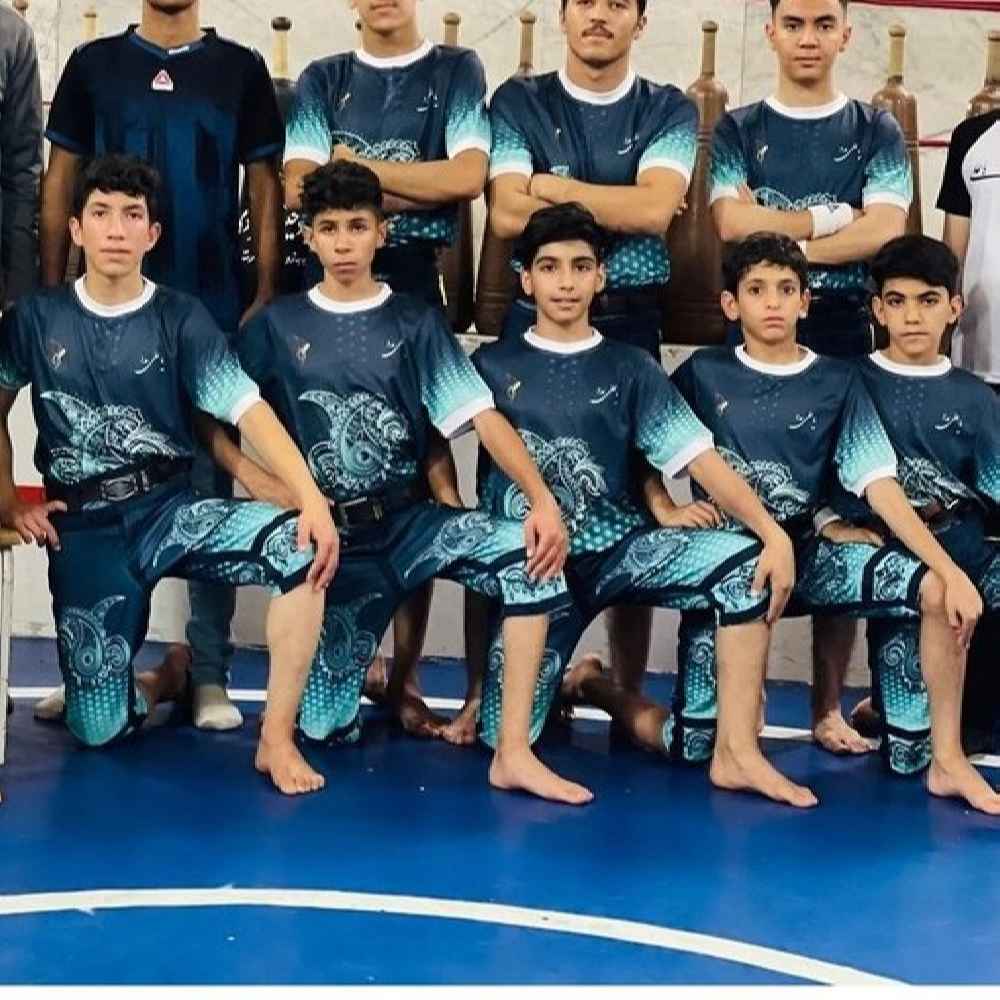 Pantalon Athlétique Zoorkhaneh Persan 3/4 pour Garçons en Tissu Coton Extensible