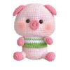 Amigurumi Cochon en Peluche Fait Main – Peluche Rose Douce | Câlin et Confortable