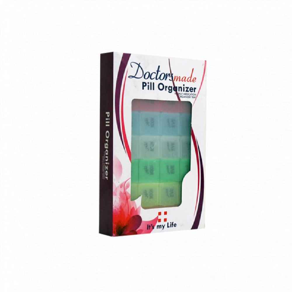 Organisateur de pilules avec 3 rappels quotidiens et étiquettes en farsi