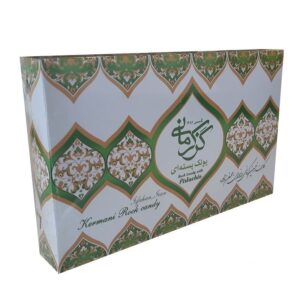 Poolaki persan – Bonbon croquant et dur avec miel et pistache, Kermani Gaz (Paquet de 2)
