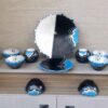 Ensemble Haft-Seen en céramique avec motif "œil protecteur" – Pour Norouz
