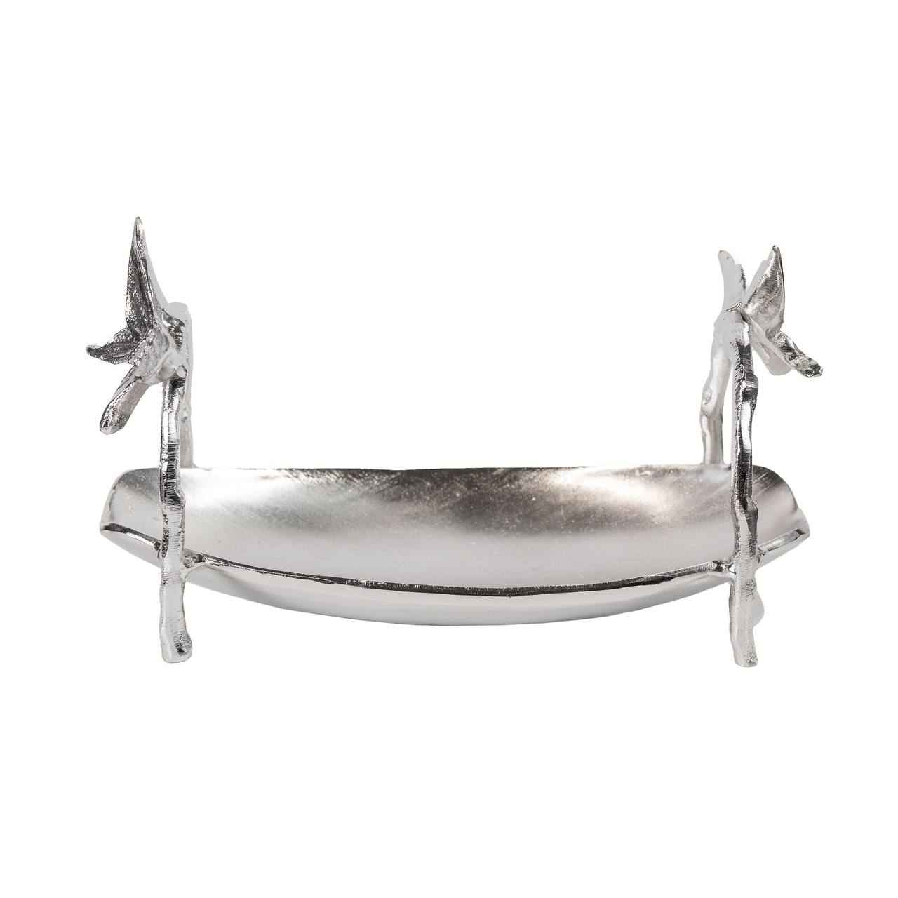 Plat de Service pour Fruits et Noix Motif Papillon