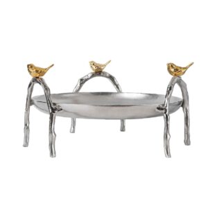 Plat de Service pour Fruits et Douceurs Motif Oiseau