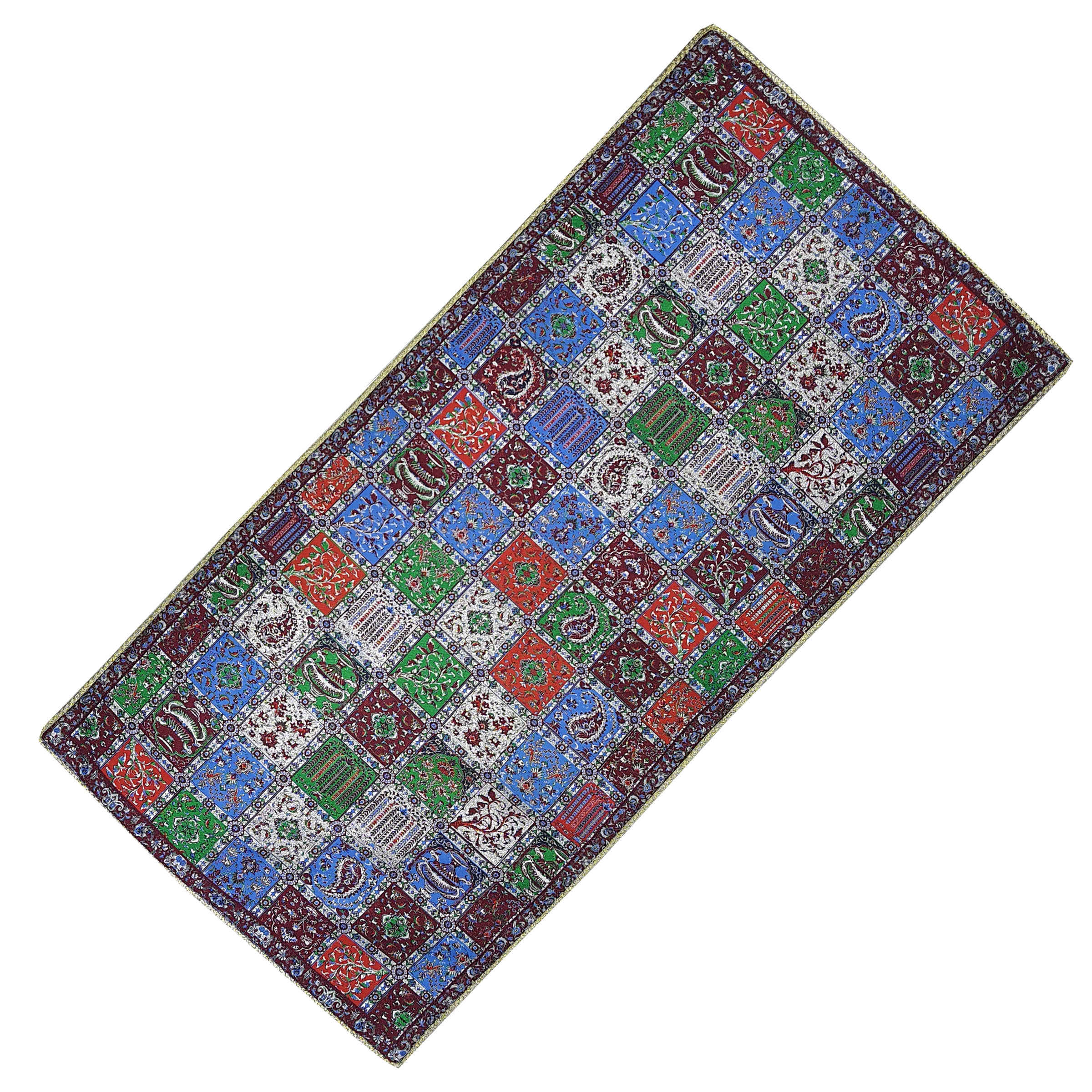 Set de 4 nappes persanes Termeh luxueuses Shahdad