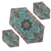 Ensemble de 5 Nappes de Termeh Luxe avec Motif Paisley Persan Soren