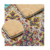 Ensemble de 5 Nappes Termeh Yazd Luxueuses avec Motif Floral