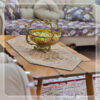Ensemble de 5 Nappes Termeh Yazd Luxueuses avec Motif Floral