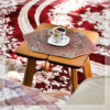 Ensemble de 5 Nappes Termeh Yazd Luxueuses avec Motif Floral Ghp