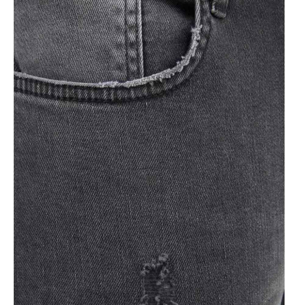 Jeans Skinny pour Homme – Denim Gris Style Contemporain