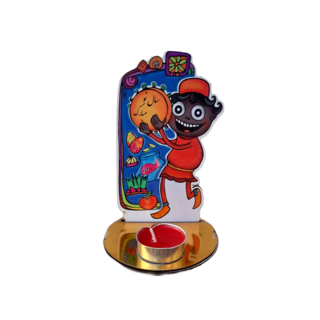 Décor de table pour la célébration du Nowruz persan modèle Hajji Firuz