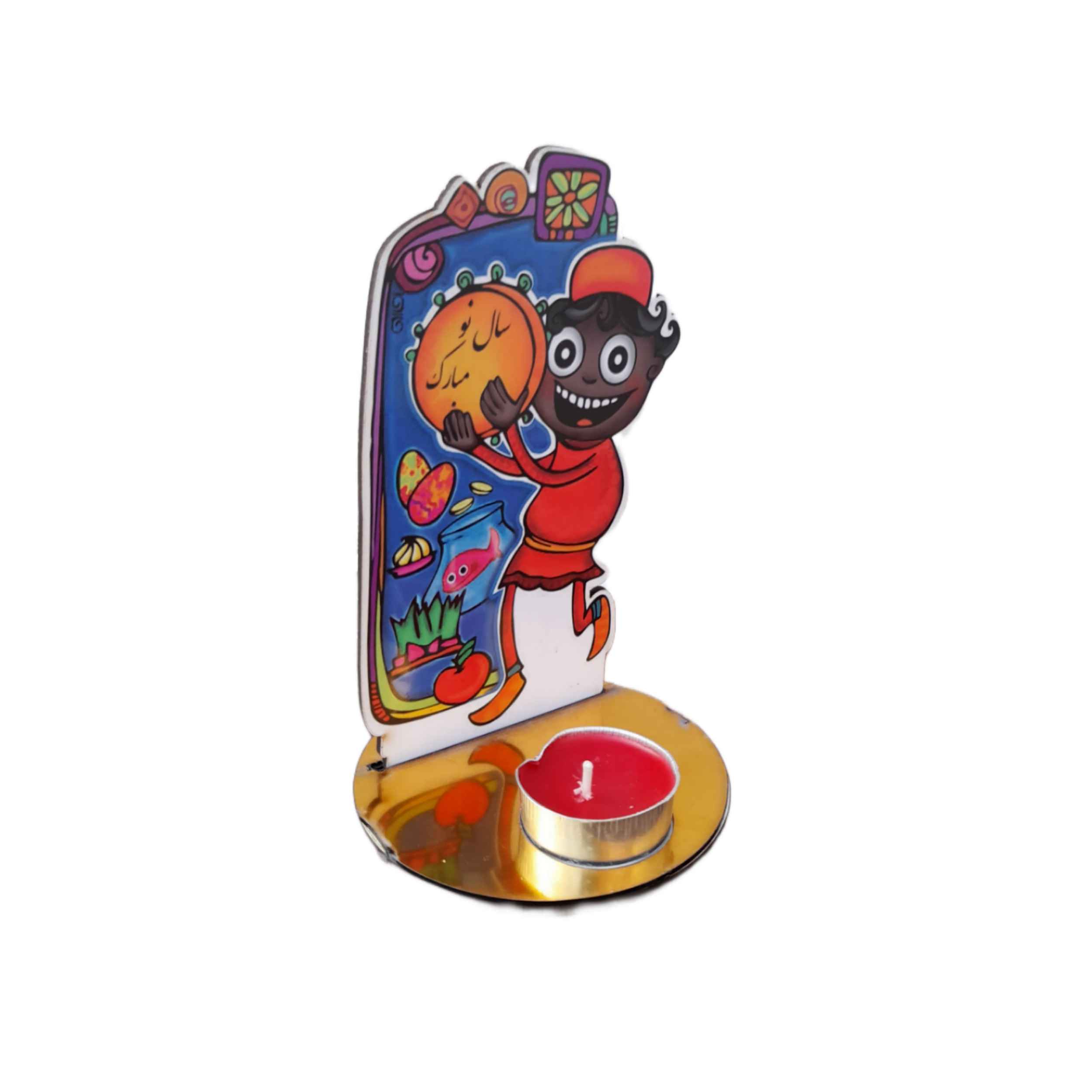 Décor de table pour la célébration du Nowruz persan modèle Hajji Firuz