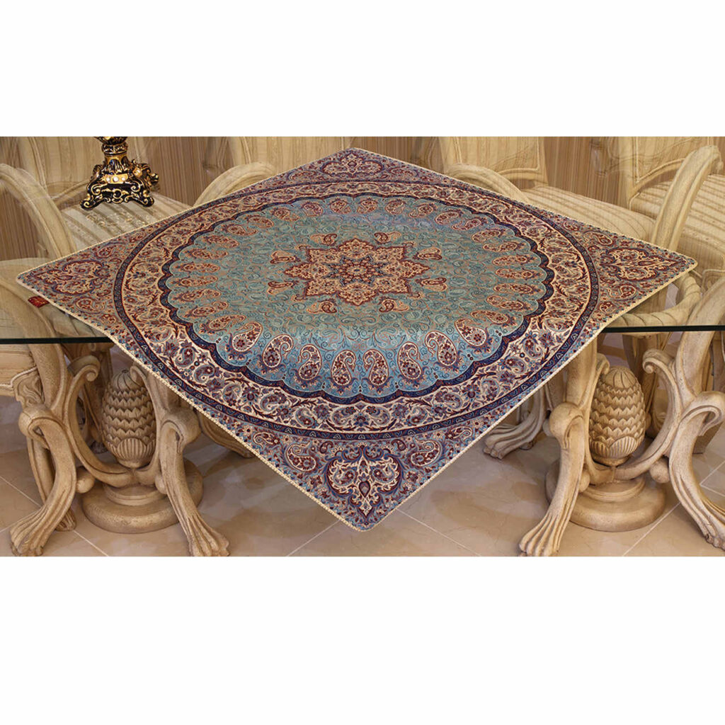 Nappe Termeh Luxueuse avec Motif Persan Paisley 45