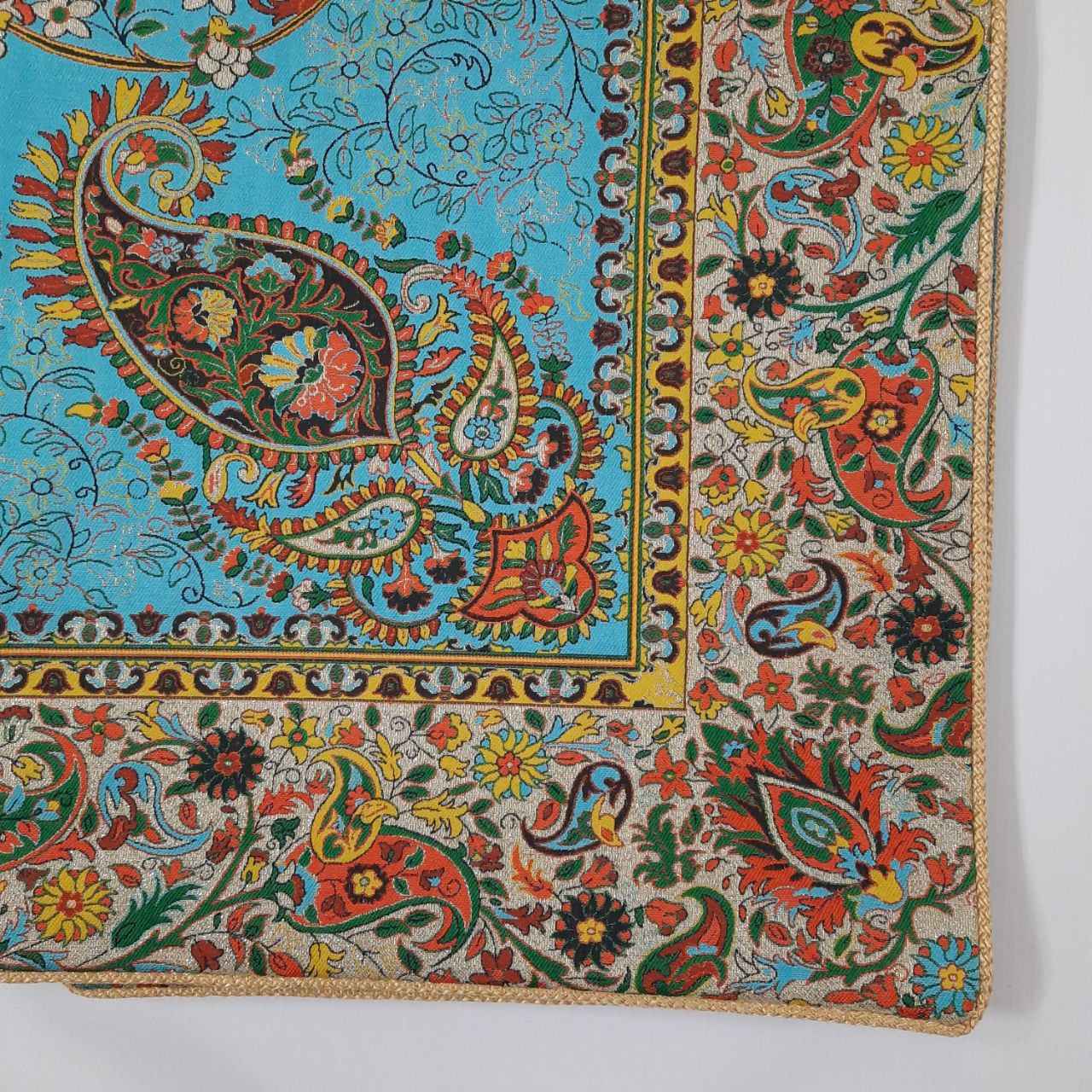 Nappe Termeh luxueuse avec motif Paisley persan Farhani