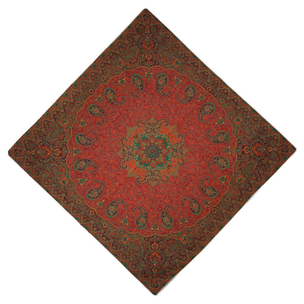 Nappe Termeh Luxueuse avec Motif Paisley Persan Nastaran