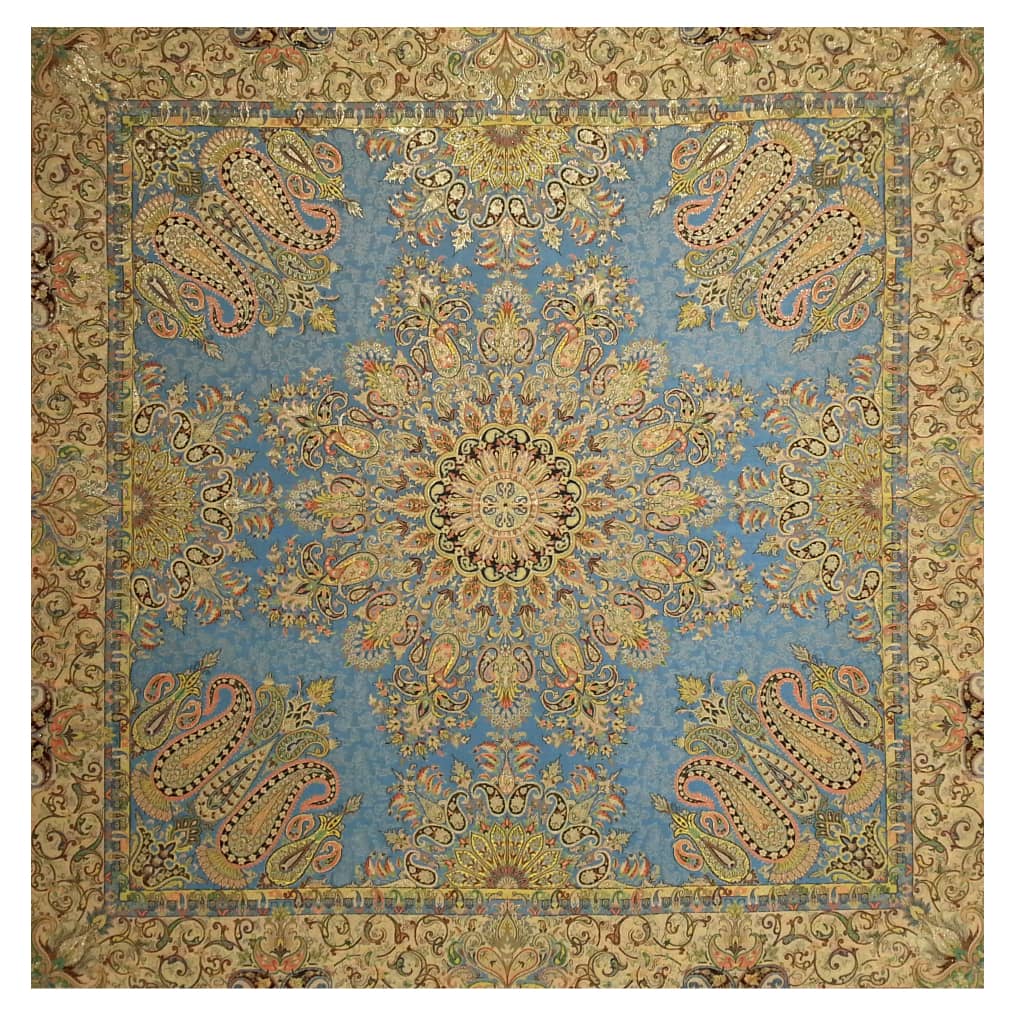 Nappe Termeh Luxueuse avec Motif Paisley Persan Ordibehesht III