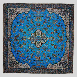 Nappe Termeh luxueuse avec motif Paisley persan Shah Abbas