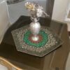 Nappe Termeh luxueuse avec motif Paisley persan Toranj (5x)