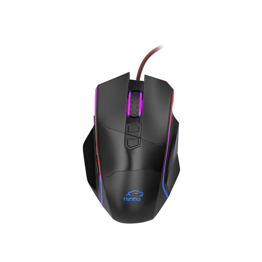 Souris de jeu Tesco avec design ergonomique GM 2028