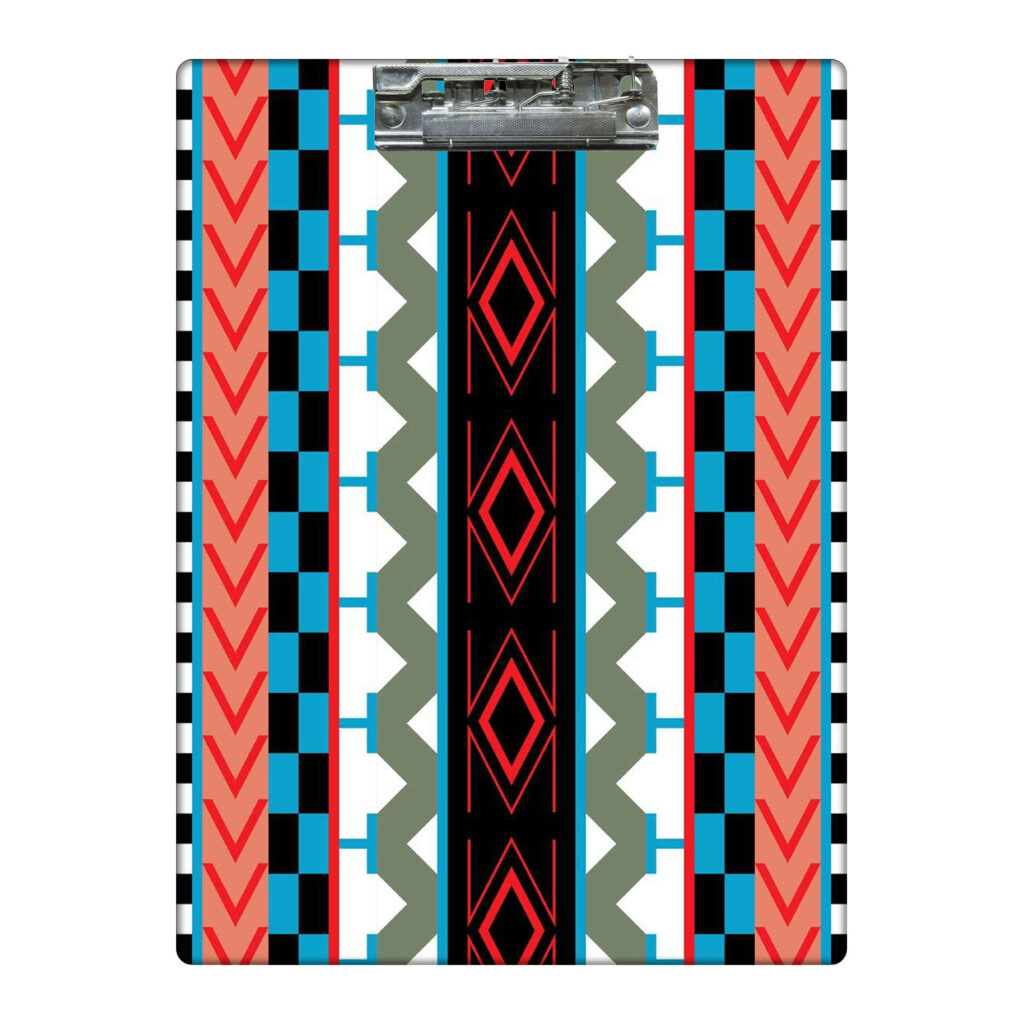 Presse-papiers en bois au motif traditionnel – Format A4 pour le rangement de documents