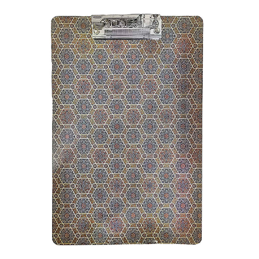 Porte-bloc en bois à motif traditionnel pour papiers format A4