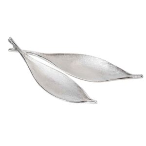 Plat de Service Polyvalent pour Amuse-Bouches Motif Feuille