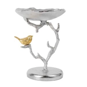 Présentoir de Service Polyvalent pour Apéritifs et Douceurs Motif Oiseau