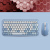 Clavier et souris sans fil avec design ruche