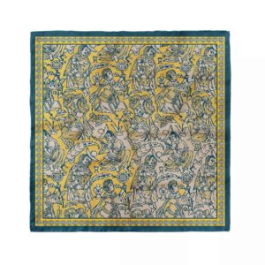 Foulard Miniature pour Femme – Impression Artistique Picturale Idéale pour l’Été et le Printemps