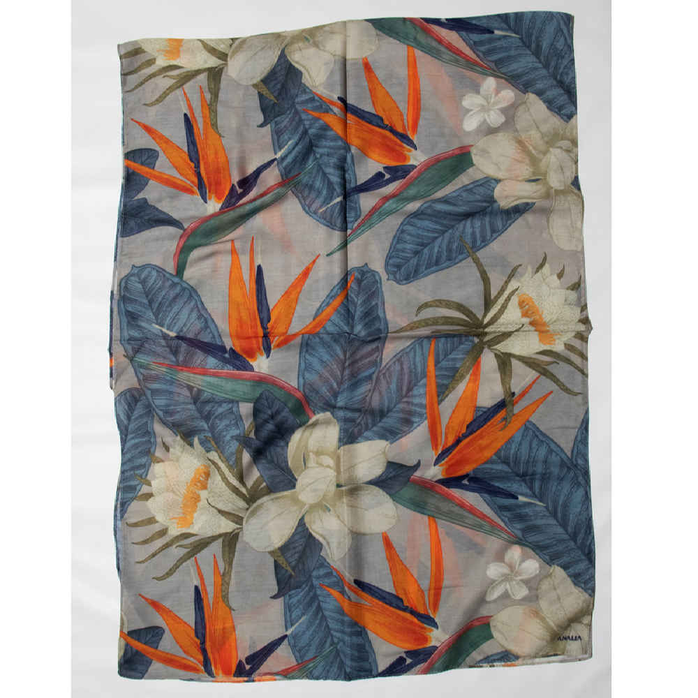 Châle Imprimé pour Femme Artistique & Léger Toucher Doux