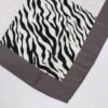 Châle Imprimé pour Femme Artistique & Léger Zèbre & Pied-de-poule