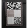 Châle Imprimé pour Femme Artistique & Léger Zèbre & Pied-de-poule