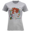 T-shirt Femme à Manches Courtes avec Imprimé Jeunesse Inspiré de Nowruz – Style Ludique
