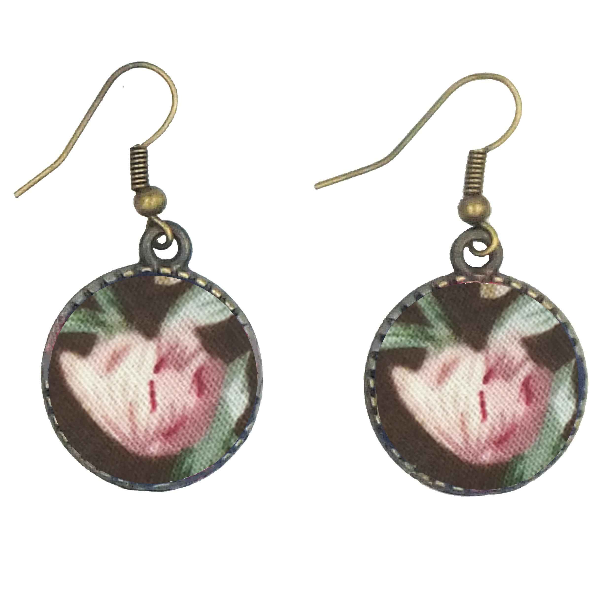 Ensemble Bandeau Croisé Torsadé & Boucles d’Oreilles Motif Botanique pour Femme