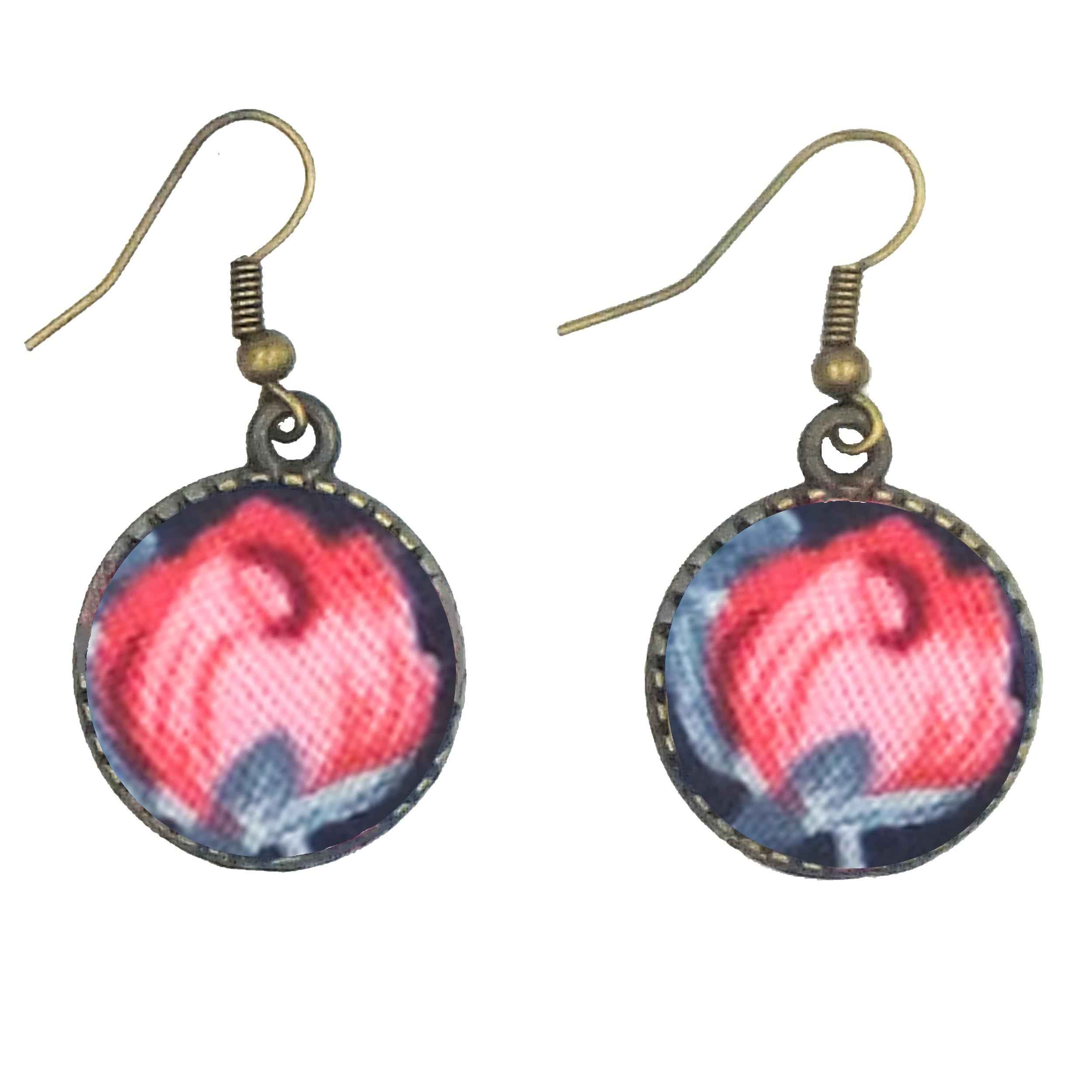 Ensemble Bandeau Croisé Torsadé & Boucles d’Oreilles Floral pour Femme