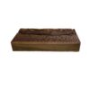 Plateau de Backgammon en Bois Sculpté à la Main avec Design du Héros Iranien Rostam