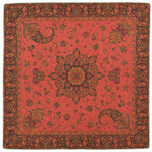 Nappe Termeh Yazd Luxueuse avec Motif Paisley Persan Bahar