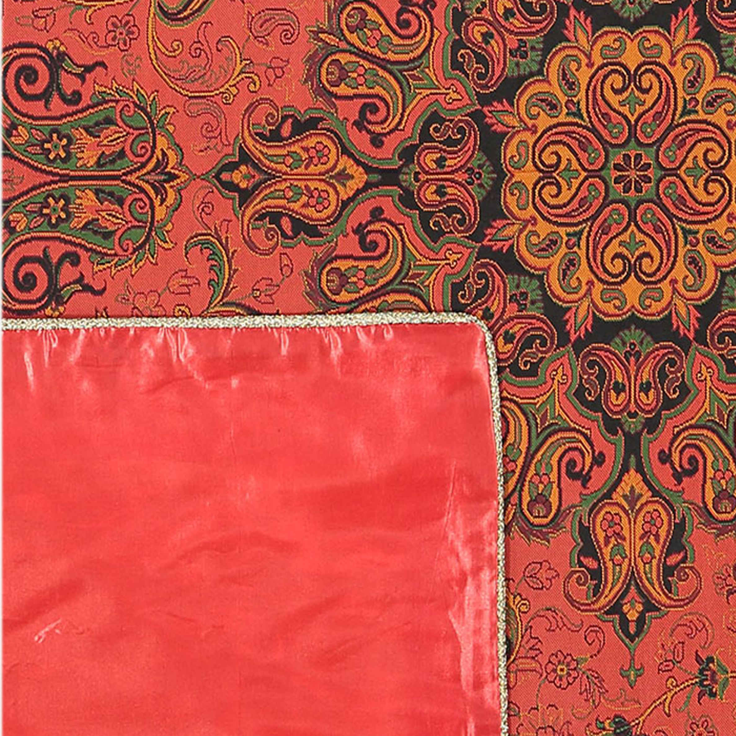 Nappe Termeh Yazd Luxueuse avec Motif Paisley Persan Bahar