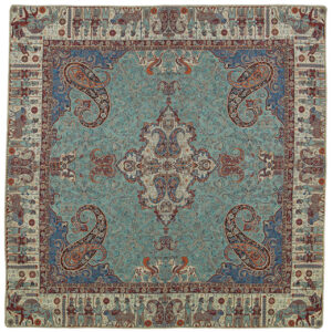 Nappe Termeh Yazd Luxueuse avec Motif Paisley Persan Pars