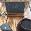 Carnet de planification mensuelle persan avec base marron clair