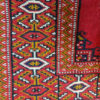 Tapis persan authentique avec laine noué à la main Qashqai rouge