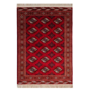 Tapis persan authentique avec laine noué à la main Qashqai rouge