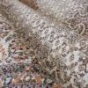 Tapis persan authentique avec laine noué à la main à Khoy Riz Mahi marron
