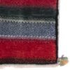 Tapis Gabbeh en laine persane authentique tissé à la main en Fars rayé rouge